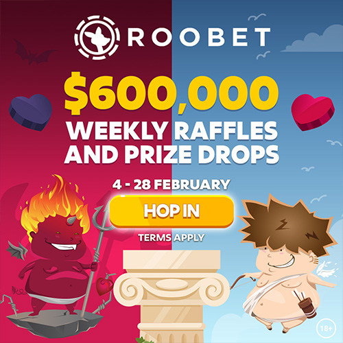 Roobet $600k weekly raffles and prize drops february 2025