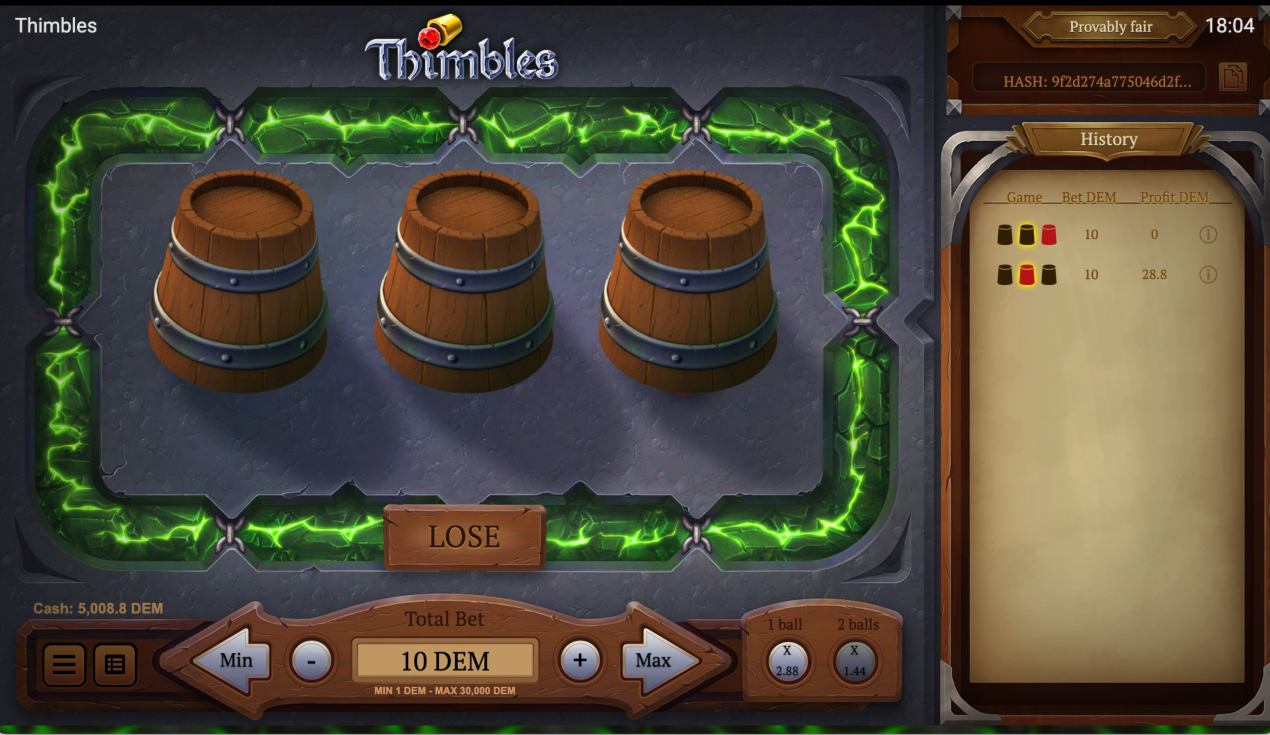 Thimbles desktop app