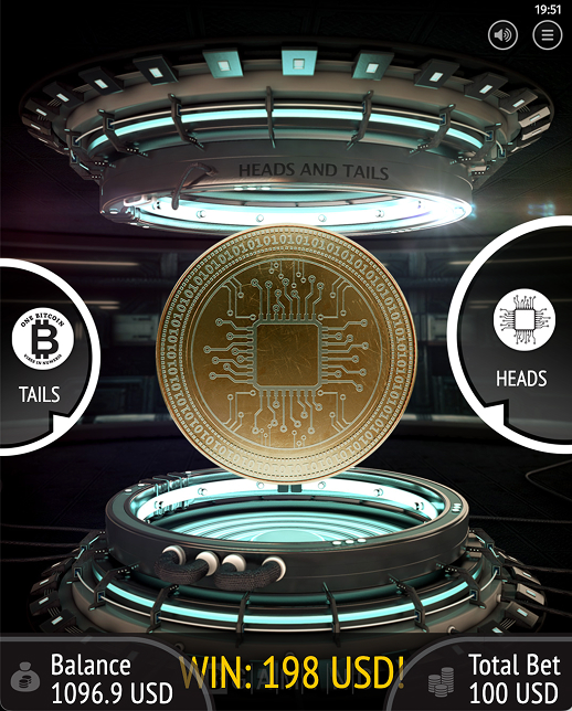 heads and tails crypto slot bgaming