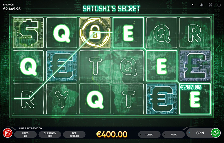 Satoshi’s Secret slot