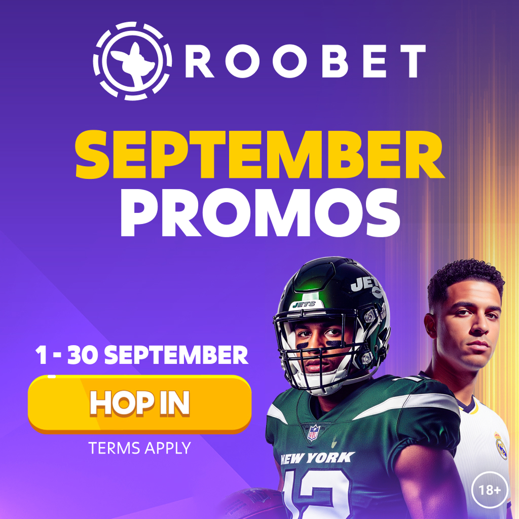 Roobet Sportsbook 1-30 September Bonus