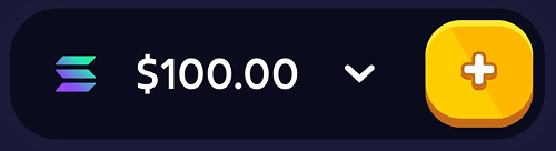 Roobet $100 SOL deposit
