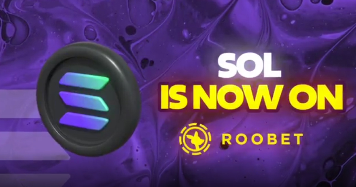 SOL is now at Roobet