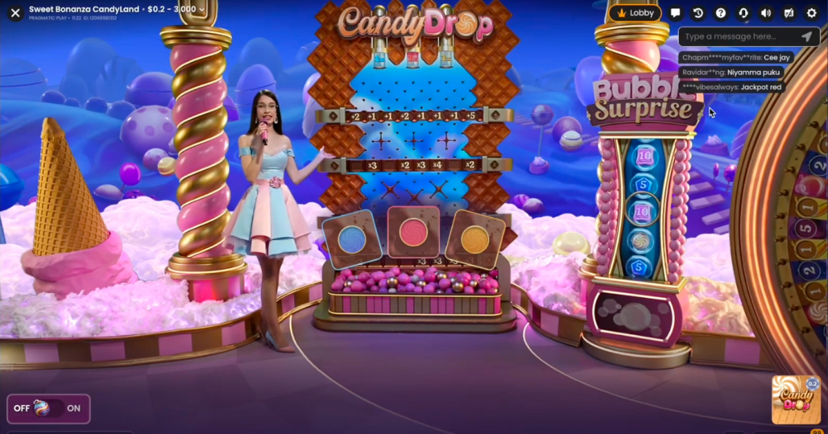 sweet bonanza candyland candy drop