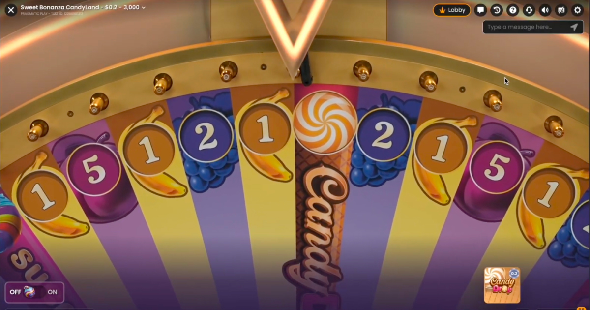 sweet bonanza candyland wheel segments