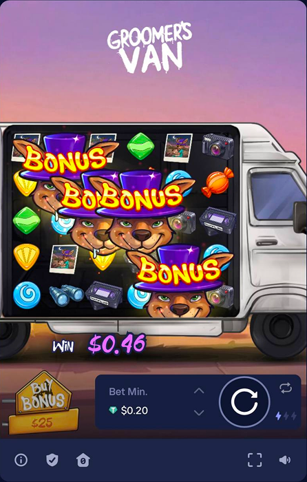 groomers van bonus