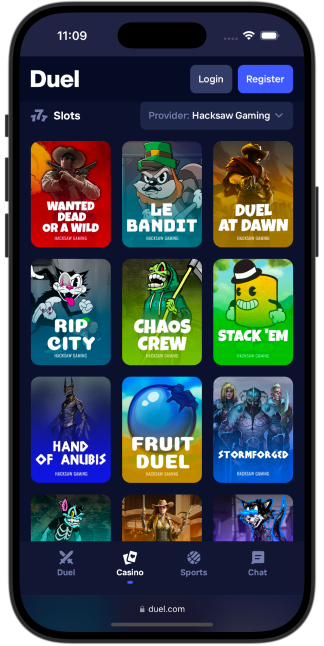Hacksaw Duel mobile app