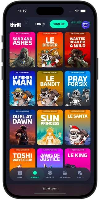 Hacksaw Thrill mobile app