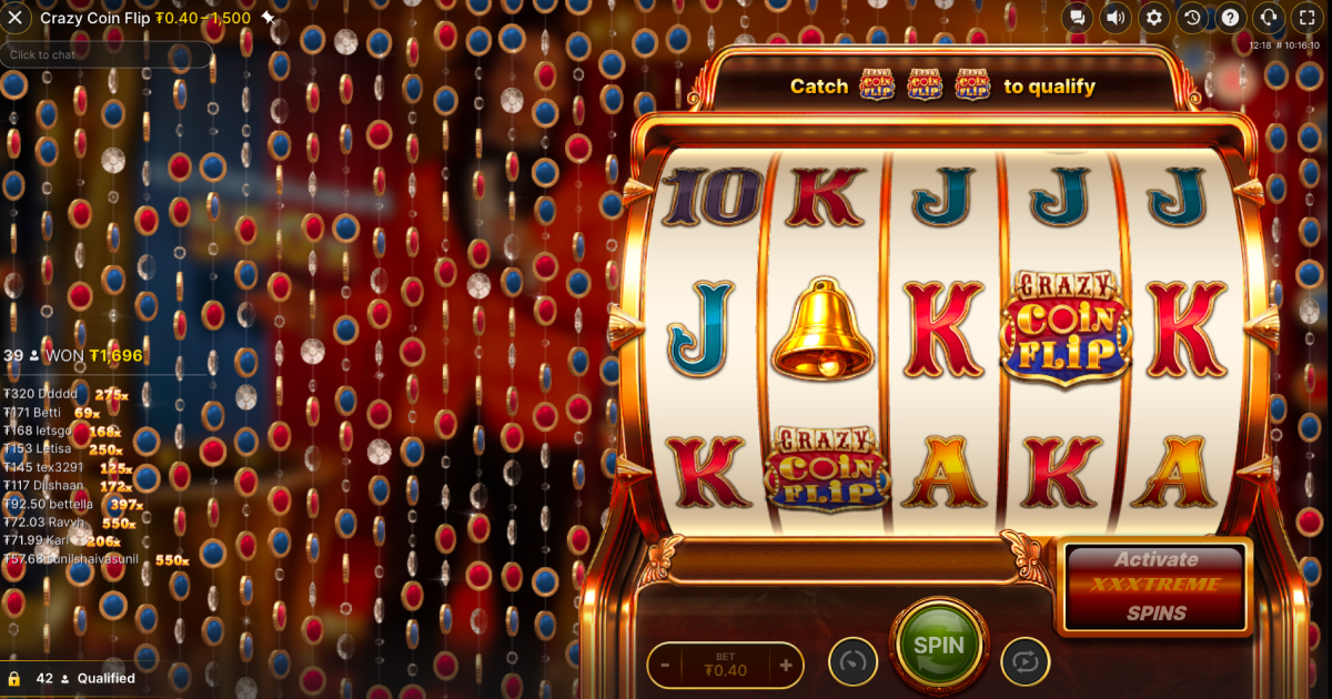 Evolution Crazy Coin Flip slot
