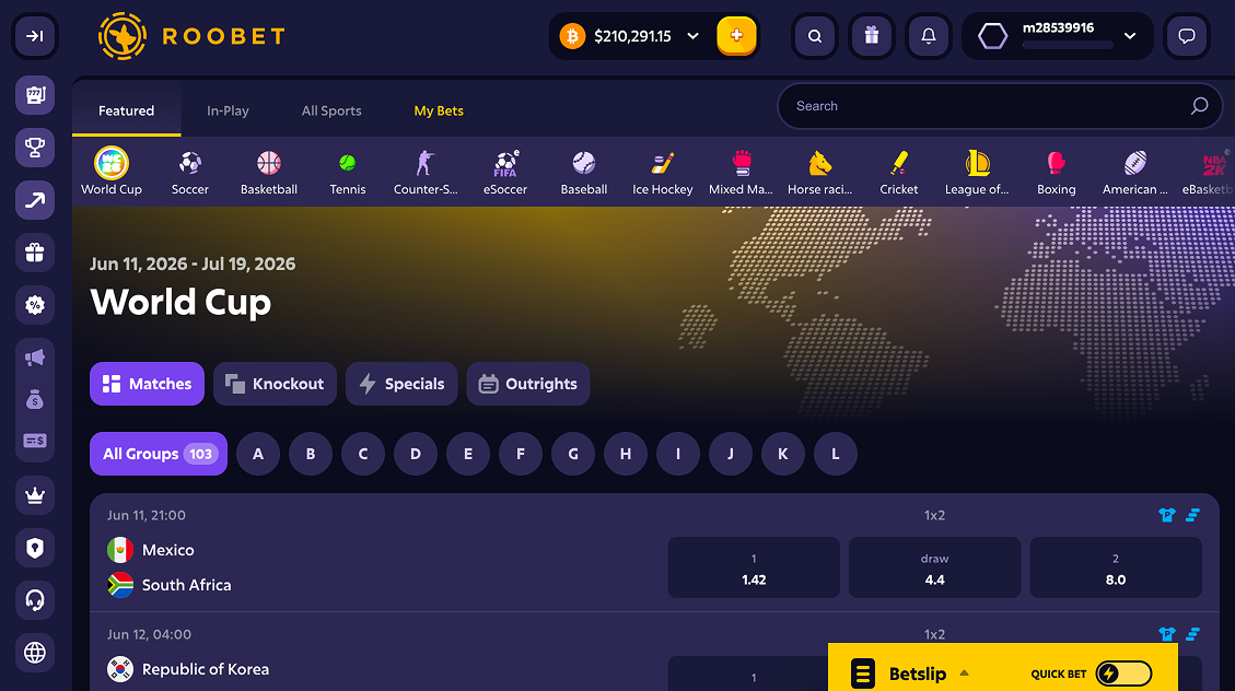 Roobet sports