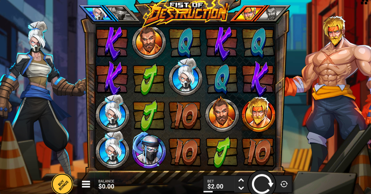 Play fist of destruction slot high RTP slot