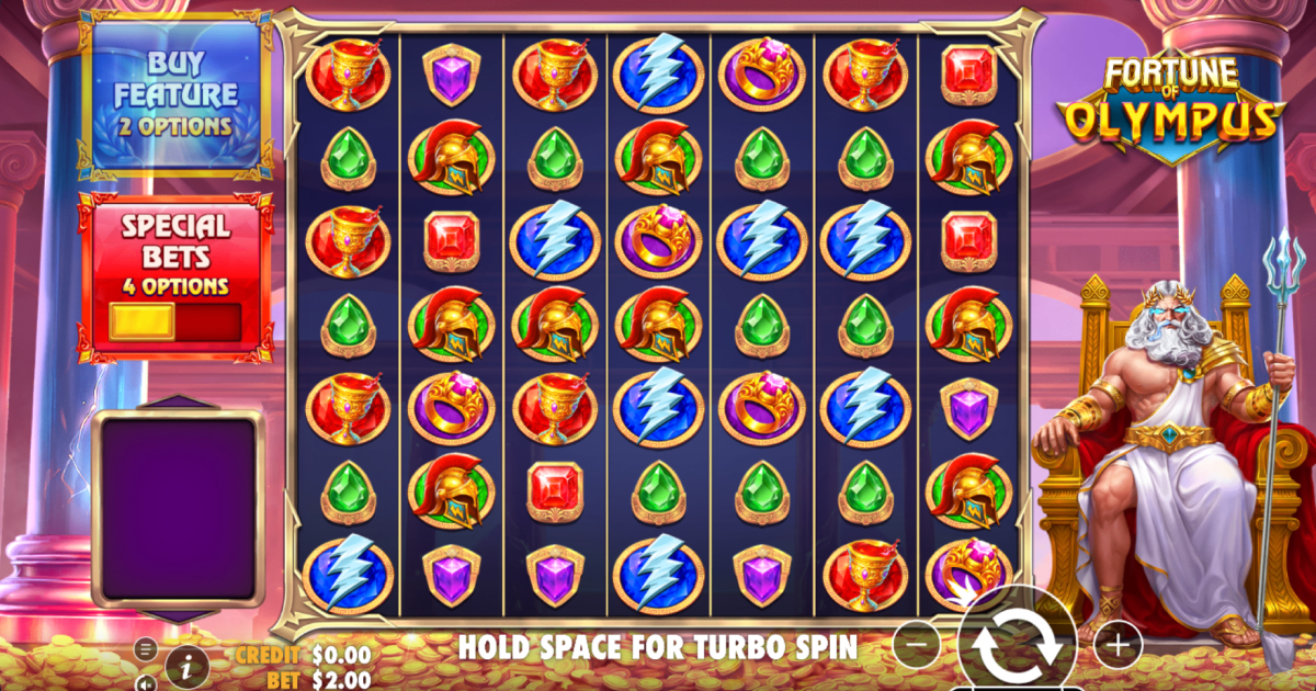 Play fortune of olympus slot high RTP slot