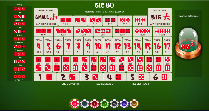one touch sic bo